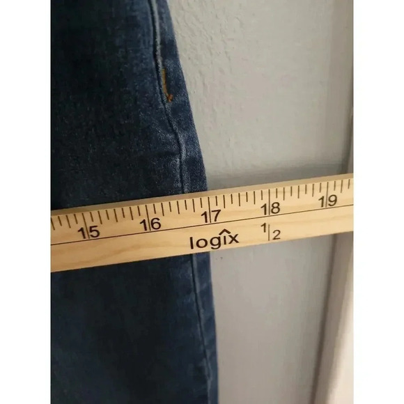 Free People High Rise Jeans Womens Blue Straight Leg Stretch Denim Size 30 - Picture 5 of 11